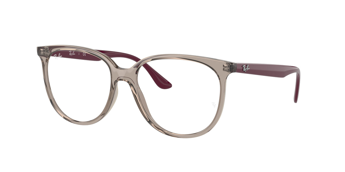 Ray-Ban RX4378V Transparent Grey Eyeglasses