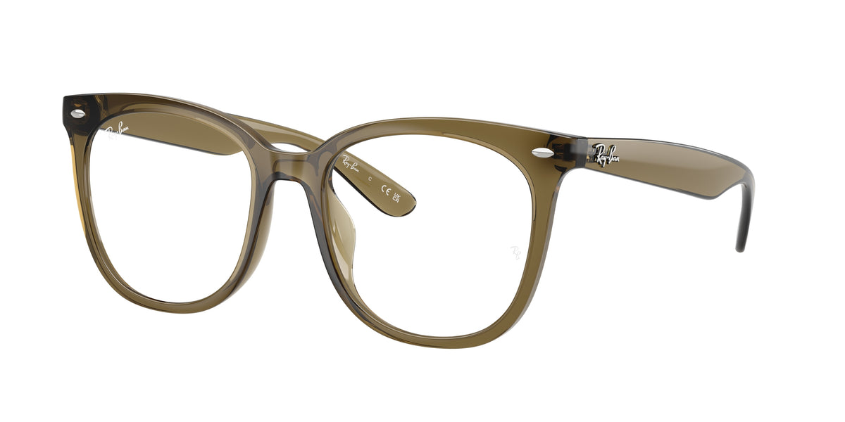 Ray-Ban RX4379VD Transparent Dark Green Eyeglasses