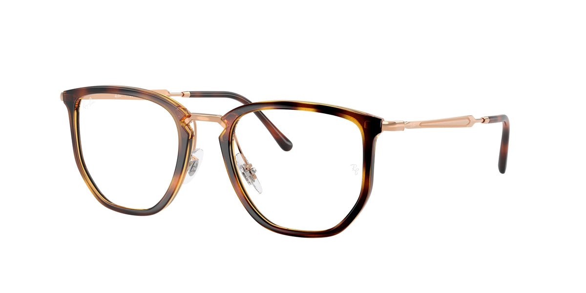 Ray-Ban RX4451V Striped Havana Eyeglasses
