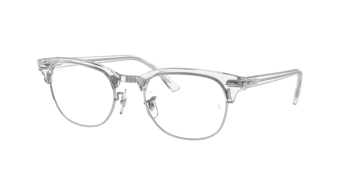 Ray-Ban RX5154 White Transparent Eyeglasses