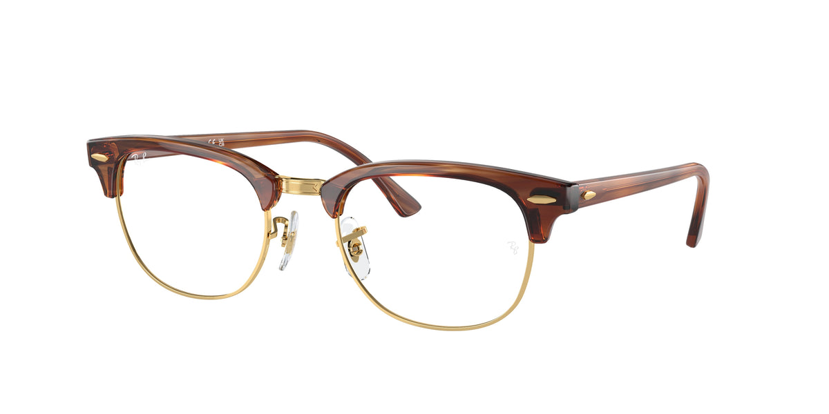 Ray-Ban RX5154 Striped Brown Eyeglasses