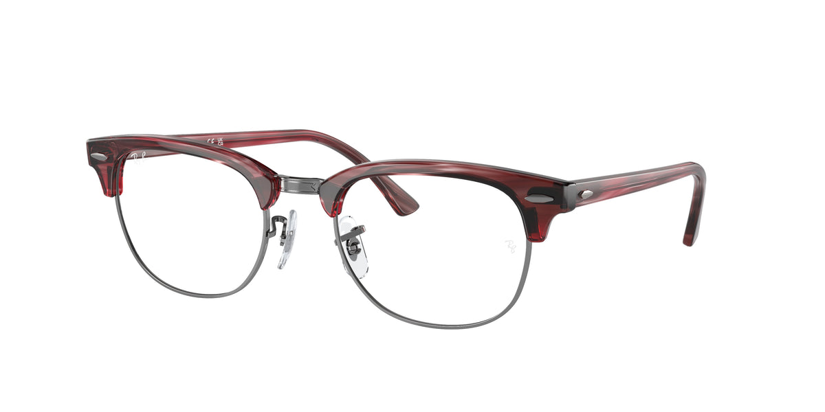 Ray-Ban RX5154 Striped Red Eyeglasses