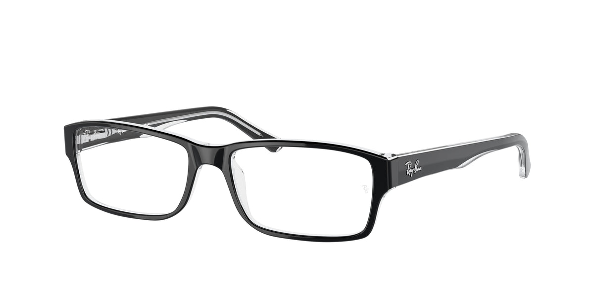 Ray-Ban RX5169 Black On Transparent Eyeglasses