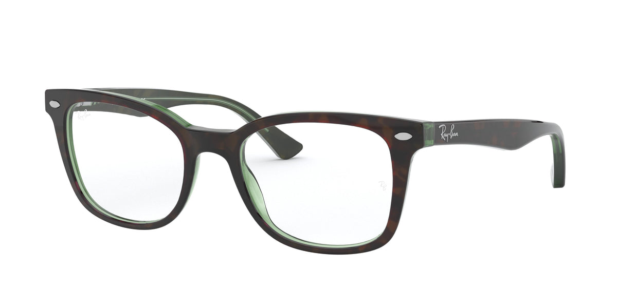 Ray-Ban RX5285 Havana On Green Eyeglasses