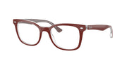 Ray-Ban RX5285 Bordeaux On Transparent Eyeglasses