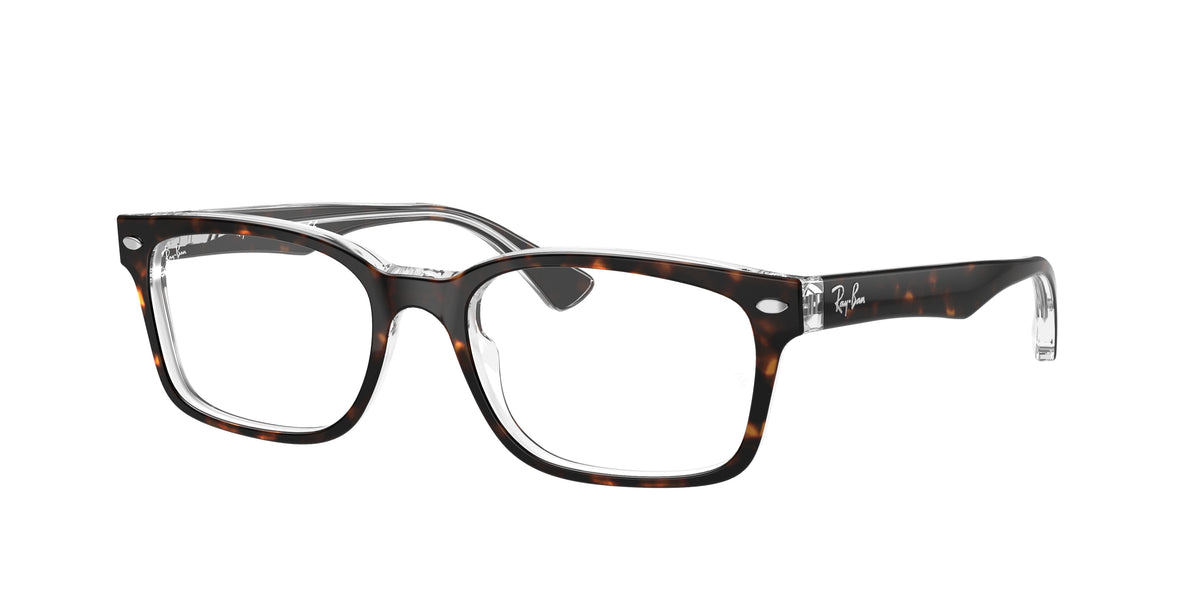Ray-Ban RX5286 Havana On Transparent Eyeglasses