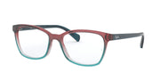 Ray-Ban RX5362 Burgundy White & Blue Eyeglasses