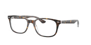 Ray-Ban RX5375 Havana On Transparent Eyeglasses