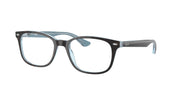 Ray-Ban RX5375 Havana On Light Blue Eyeglasses