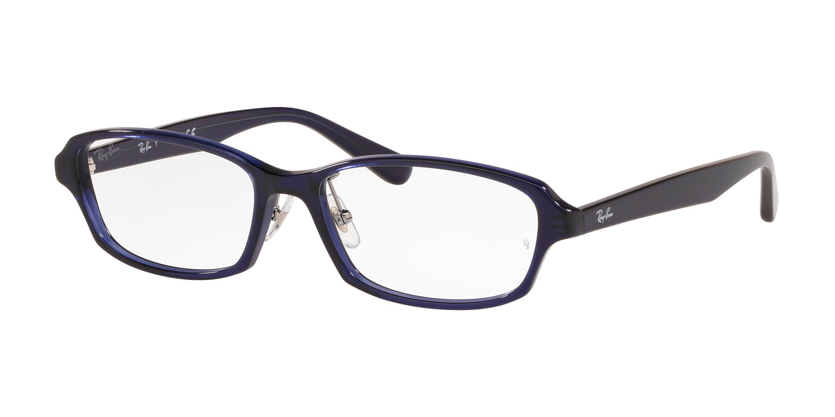 Ray-Ban RX5385D Dark Transparent Blue Eyeglasses