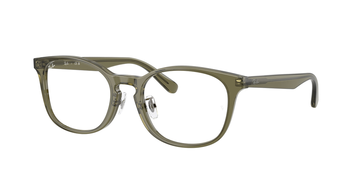 Ray-Ban RX5386D Transparent Brown Heart Eyeglasses