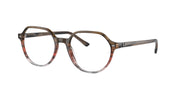 Ray-Ban RX5395 Striped Brown & Red Eyeglasses