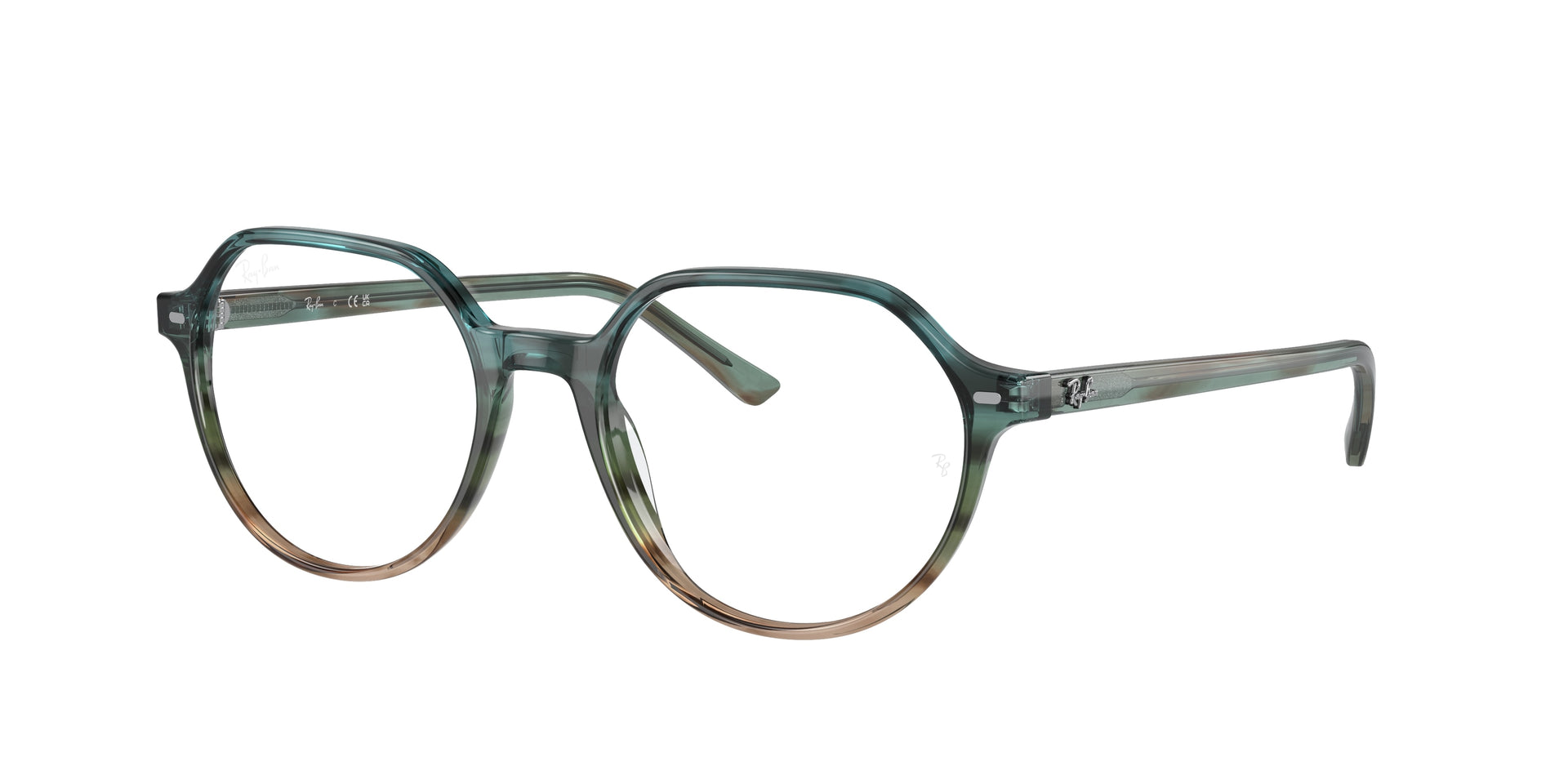Ray-Ban RX5395 Striped Blue & Green Eyeglasses