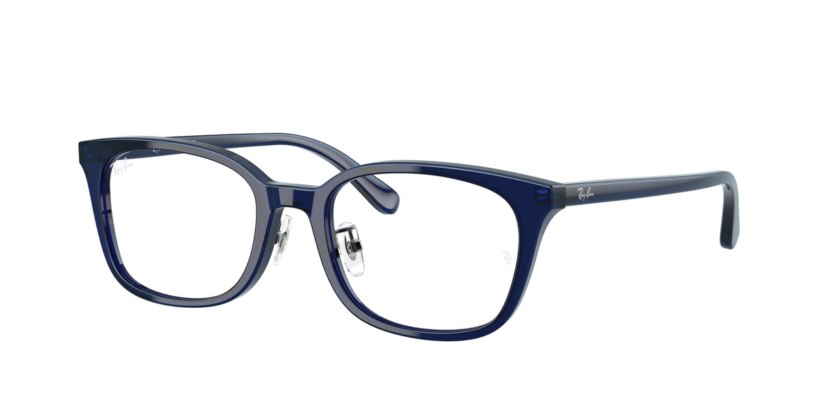Ray-Ban RX5407D Transparent Dark Blue Eyeglasses