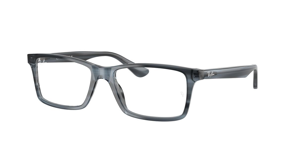 Ray-Ban RX5413 Striped Blue Eyeglasses