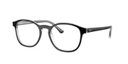 Ray-Ban RX5417 Black On Transparent Eyeglasses