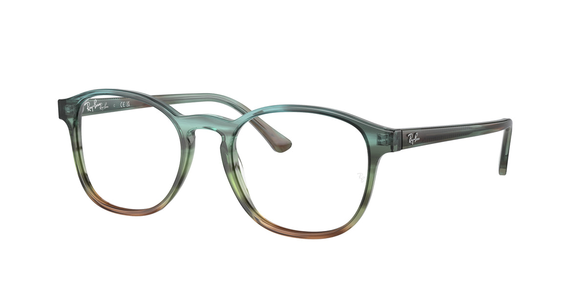 Ray-Ban RX5417 Striped Blue & Green Eyeglasses