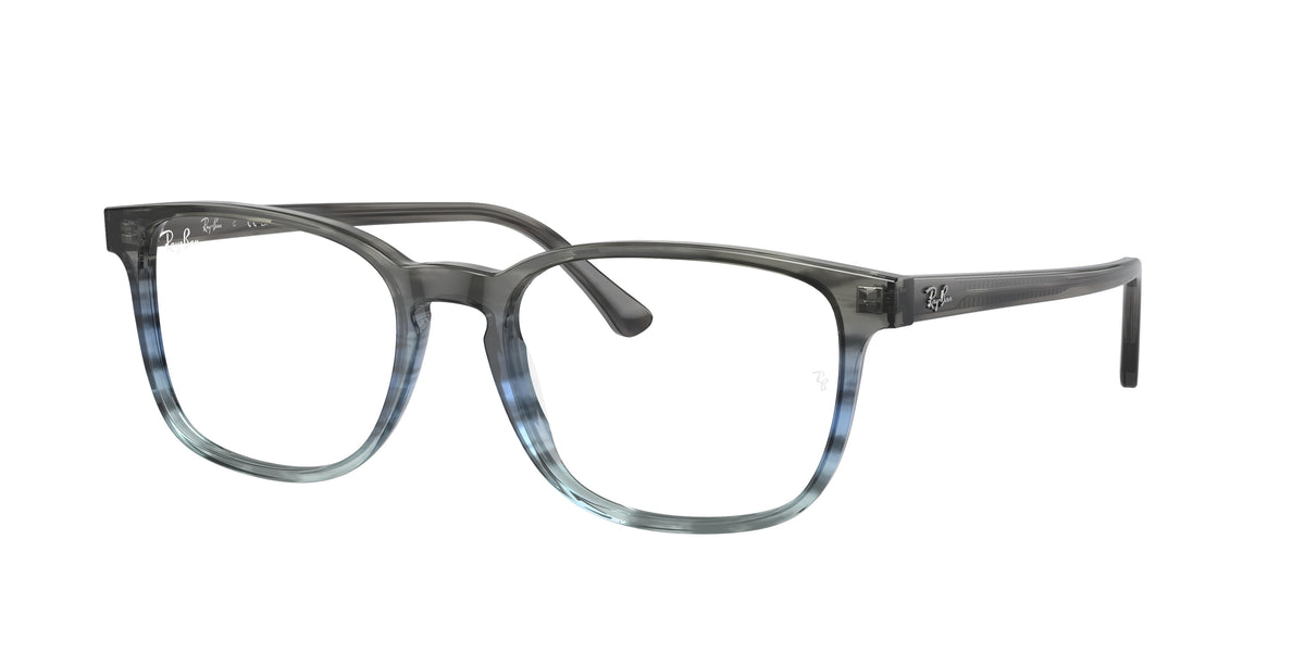 Ray-Ban RX5418 Striped Grey & Blue Eyeglasses