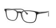Ray-Ban RX5418 Dark Grey On Transparent Grey Eyeglasses