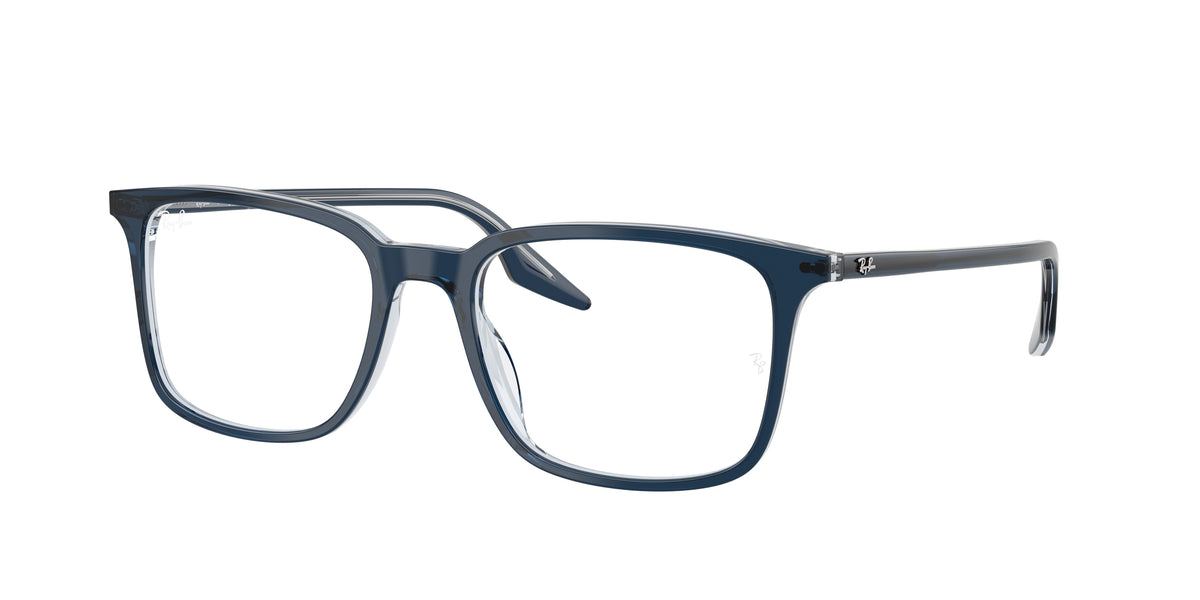 Ray-Ban RX5421F Blue On Transparent Eyeglasses