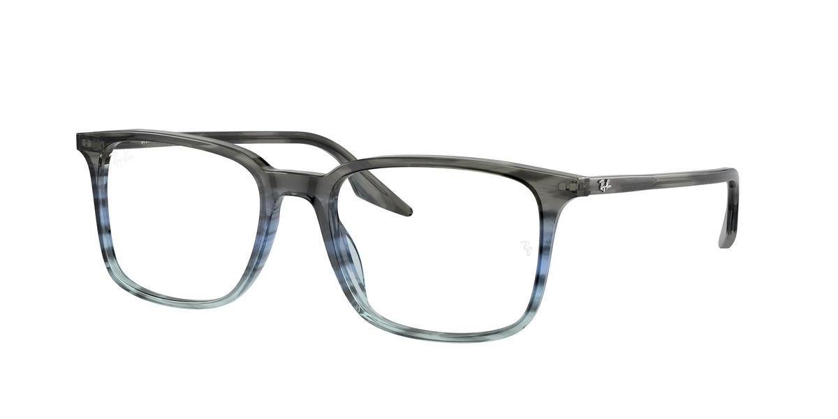 Ray-Ban RX5421 Striped Grey & Blue Eyeglasses