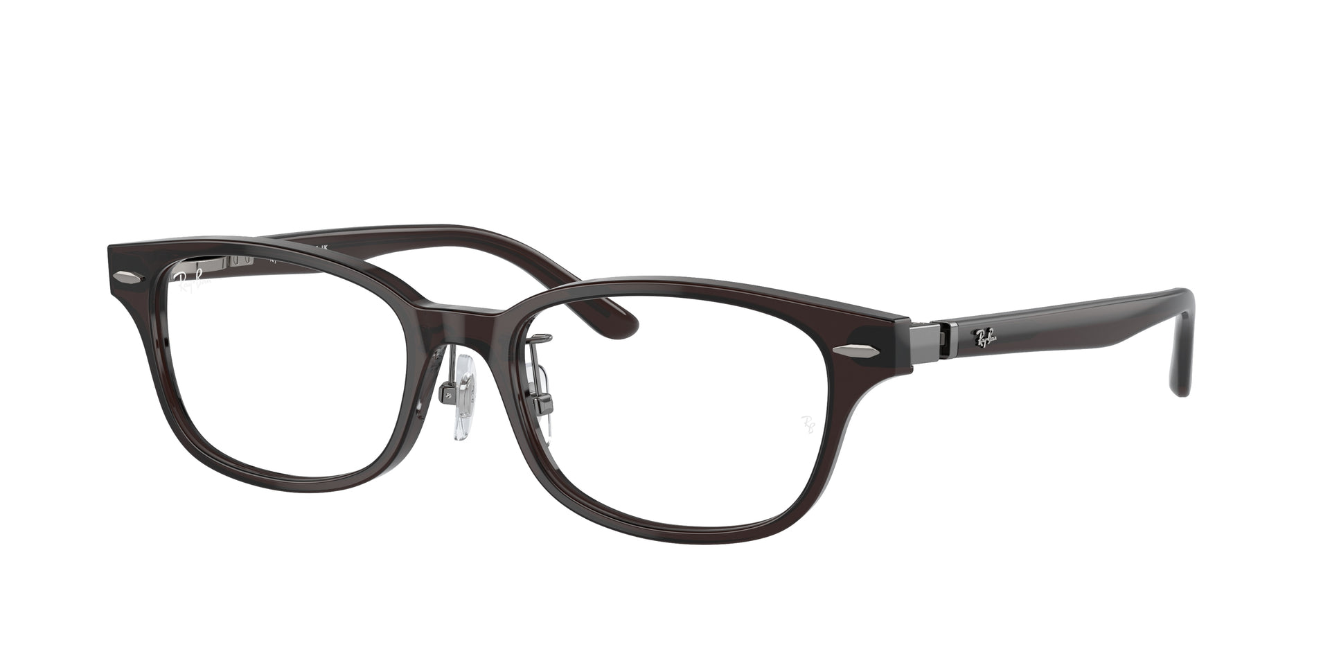 Ray-Ban RX5427D Transparent Brown Eyeglasses