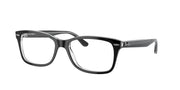 Ray-Ban RX5428 Black On Transparent Eyeglasses