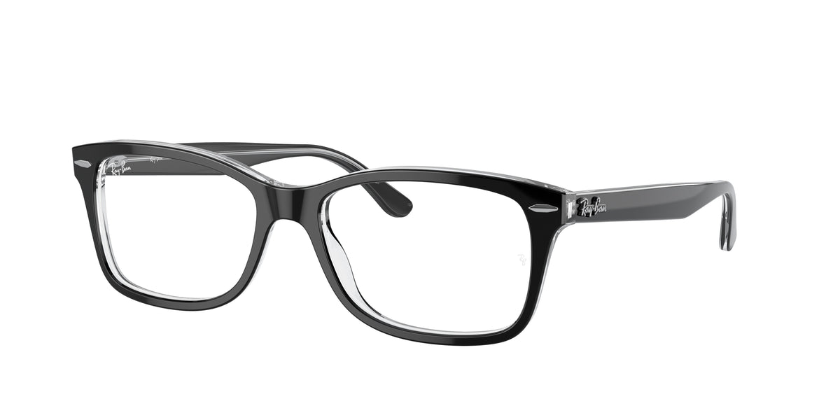 Ray-Ban RX5428 Black On Transparent Eyeglasses