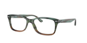 Ray-Ban RX5428 Striped Blue Gradient Green Eyeglasses