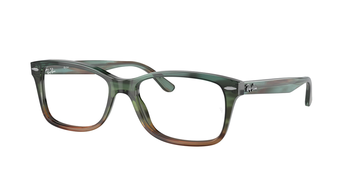 Ray-Ban RX5428 Striped Blue Gradient Green Eyeglasses