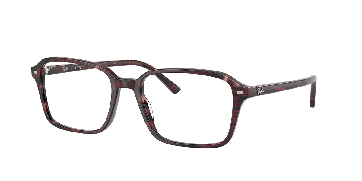 Ray-Ban RX5431F Transparent Fantasy Violet & Red Eyeglasses