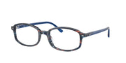 Ray-Ban RX5432 Transparent Shade Fantasy Blue Eyeglasses
