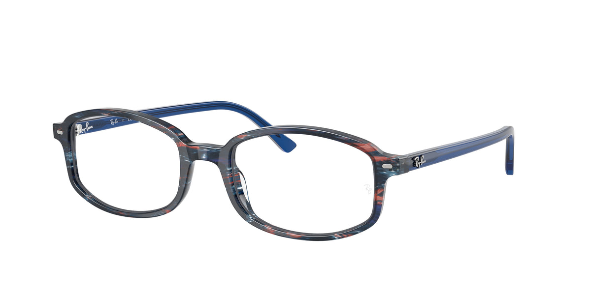 Ray-Ban RX5432 Transparent Shade Fantasy Blue Eyeglasses