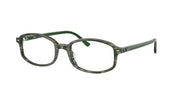 Ray-Ban RX5432 Transparent Shade Fantasy Green Eyeglasses