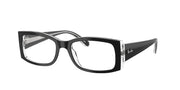 Ray-Ban RX5434 Black On Transparent Eyeglasses