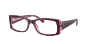 Ray-Ban RX5434 Violet On Transparent Pink Eyeglasses