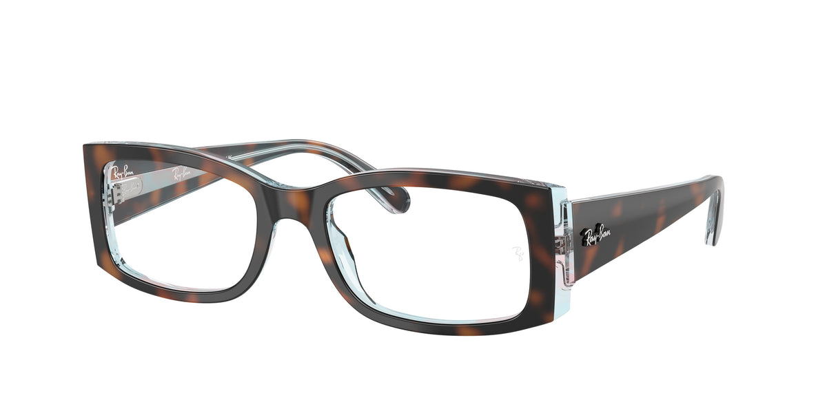 Ray-Ban RX5434 Dark Havana On Multicolor Eyeglasses