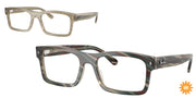 Ray-Ban RX5435F Photo Striped Grey Eyeglasses