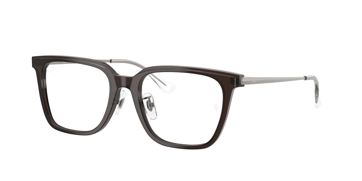 Ray-Ban RX5442D Transparent Dark Brown Eyeglasses