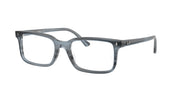 Ray-Ban RX5445F Striped Blue Eyeglasses