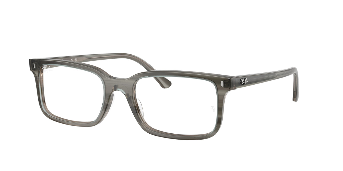Ray-Ban RX5445 Striped Grey Eyeglasses