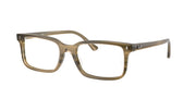 Ray-Ban RX5445 Striped Green Eyeglasses