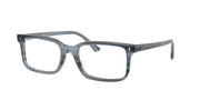 Ray-Ban RX5445 Striped Blue Eyeglasses