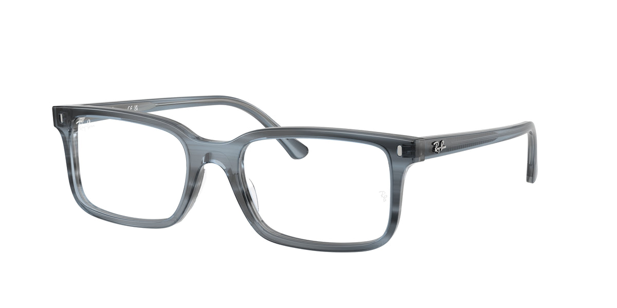 Ray-Ban RX5445 Striped Blue Eyeglasses