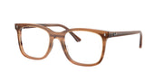 Ray-Ban RX5446F Striped Brown Eyeglasses