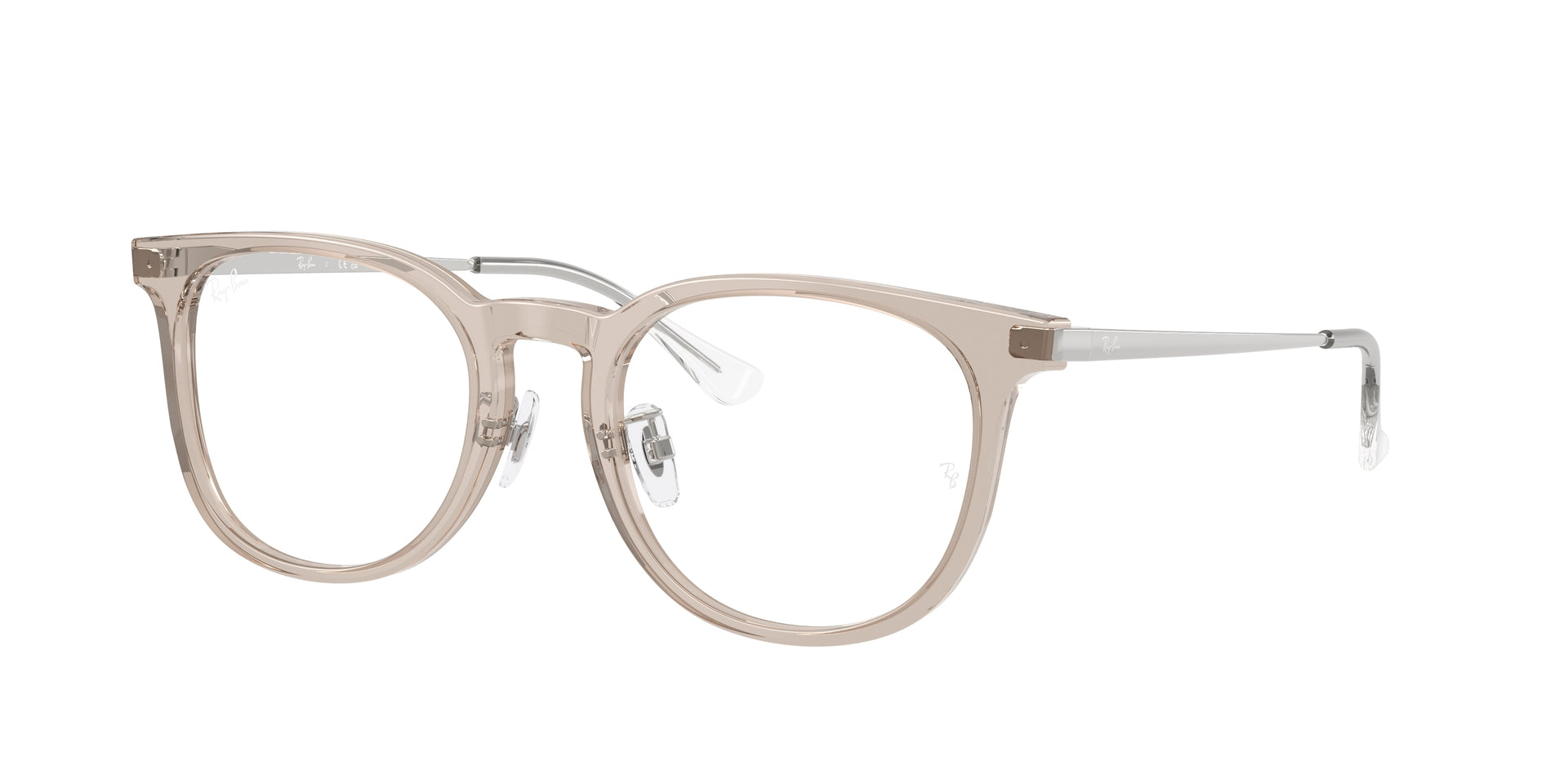 Ray-Ban RX5453D Light Transparent Brown Eyeglasses