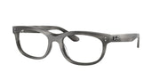 Ray-Ban RX5489F Striped Gray Eyeglasses