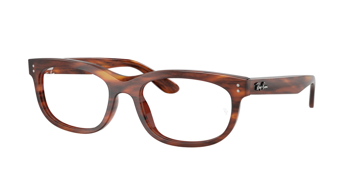 Ray-Ban RX5489 Striped Havana Eyeglasses
