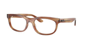 Ray-Ban RX5489 Striped Brown Eyeglasses