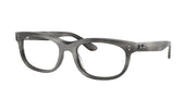 Ray-Ban RX5489 Striped Gray Eyeglasses